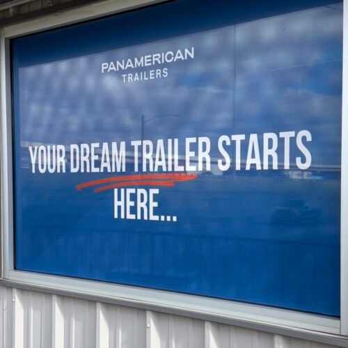 Perforated Window Vinyl